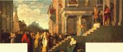 Tiziano: Presentation of the Virgin at the Temple (Mária a templom lépcsőjén)